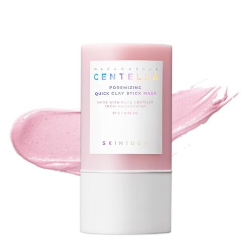 Centellla Rosa Stick Mask 1 SKIN1004 Madagascar Centella Poremizing Quick Clay Stick Mask