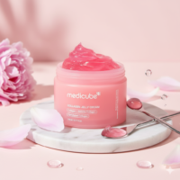 Medicube - Crema tipo jalea con niacinamida y colágeno hidrolizado y liofilizado